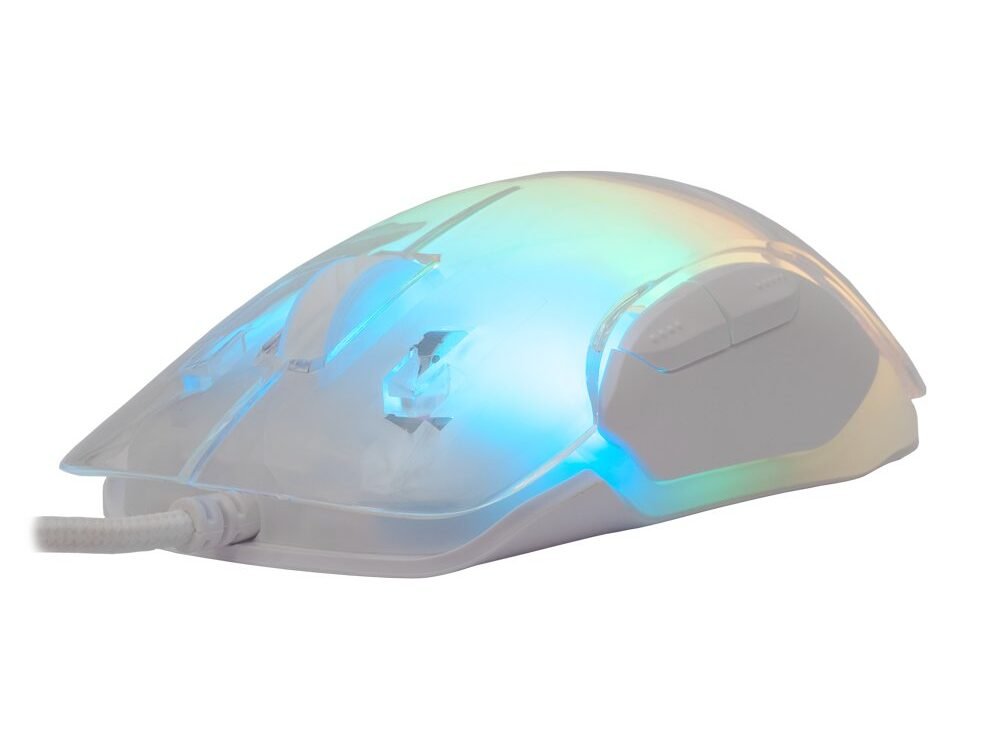 White Shark Mordred-W | Gaming Muis | 825 Chipset | RGB Verlichting | 12.800 DPI | Wit