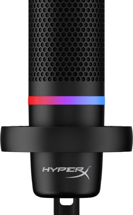 HyperX DuoCast | USB-microfoon | RGB-verlichting | Voor pc en console | Zwart
