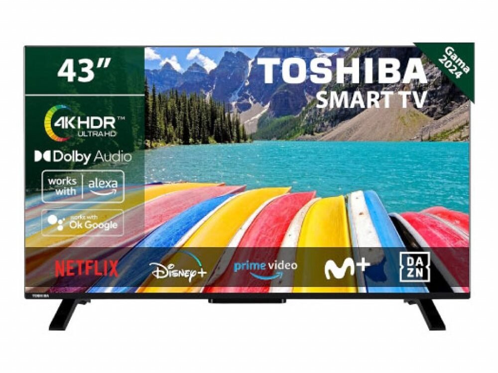 Toshiba 43UV2363DG 43" | 4K Ultra HD LED Smart TV | VIDAA + Wifi | Dolby Vision | 50Hz