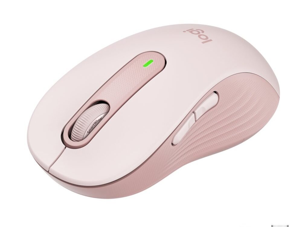 Logitech Signature M650 | Draadloze Muis | Rechtshandig | RF + Bluetooth | 2000 DPI | Roze