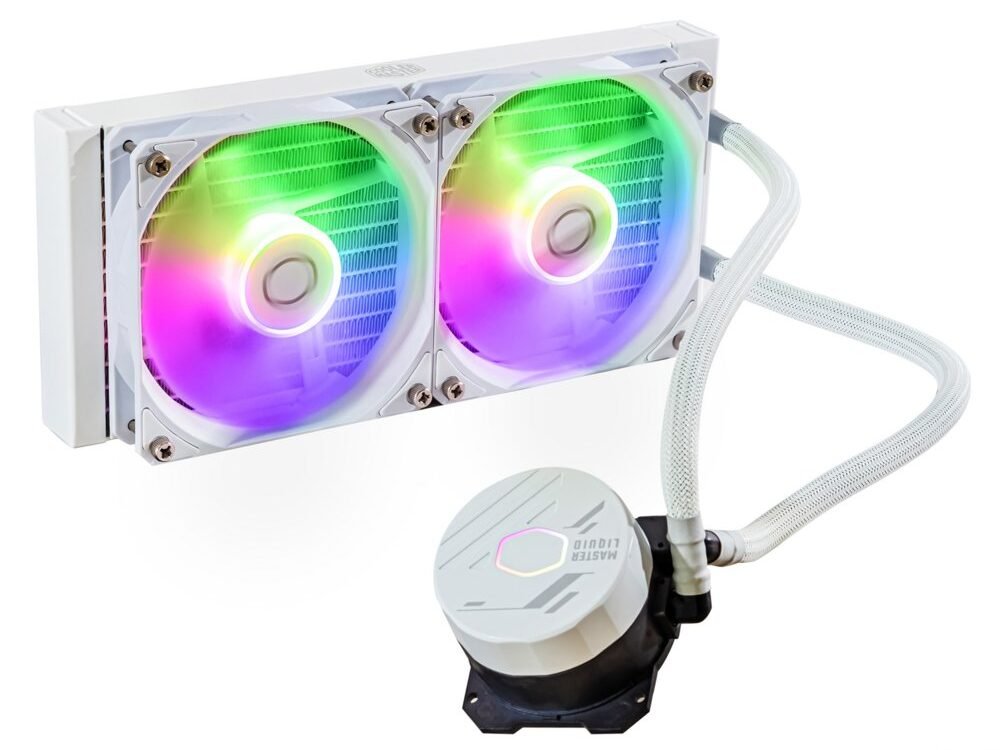 Cooler Master MasterLiquid 240L ARGB | White Edition | All-in-One CPU Waterkoeler