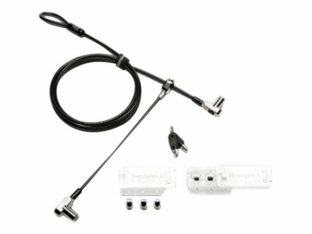 Kensington kabelslot | Universeel | 3-in-1 | Met sleutel | Dubbele slothoofden | K63380WW