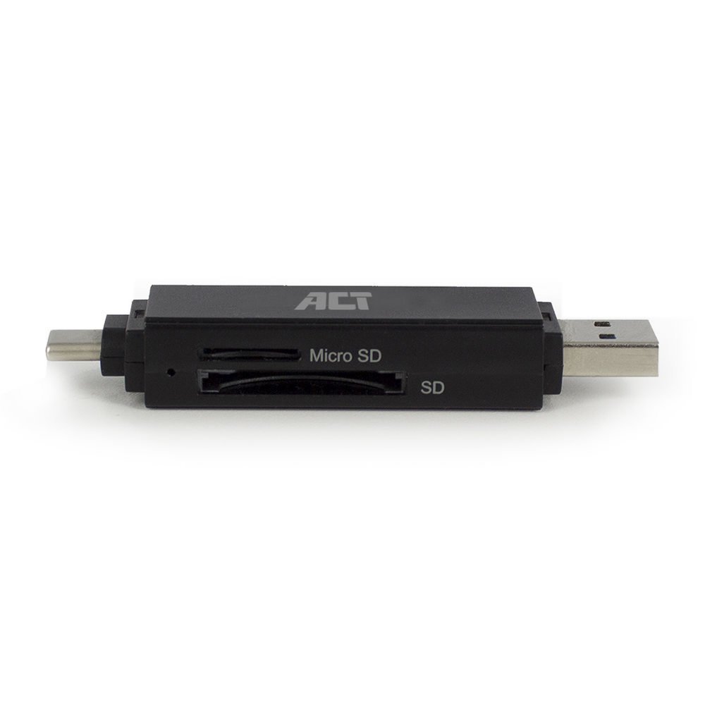 ACT AC6375 | Geheugenkaartlezer | USB 3.2 Gen 1 | Zwart - Afbeelding 3