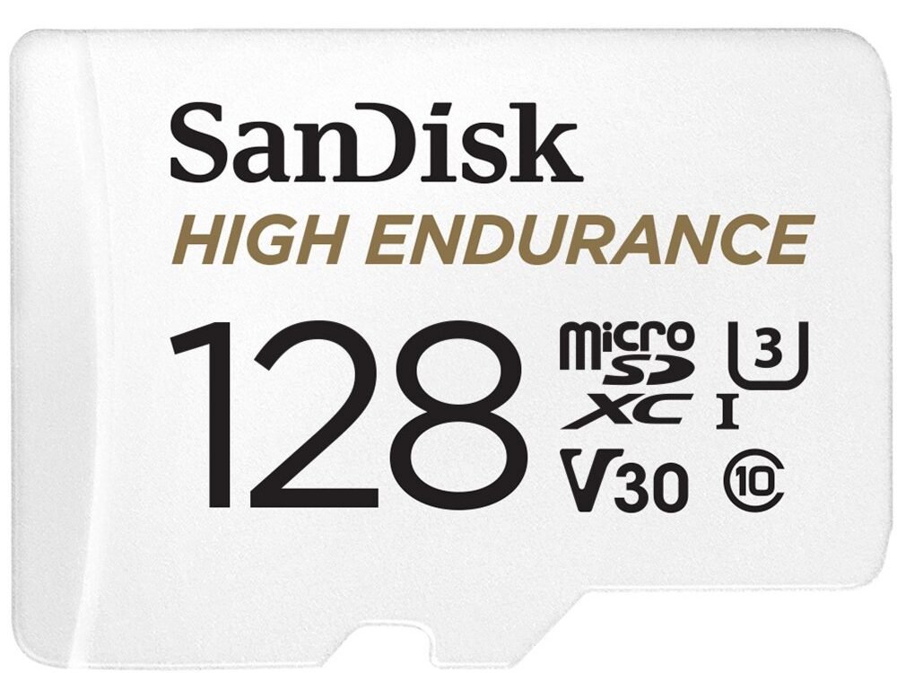 SanDisk High Endurance | MicroSDXC | 128GB | Class 10 | UHS-I U3