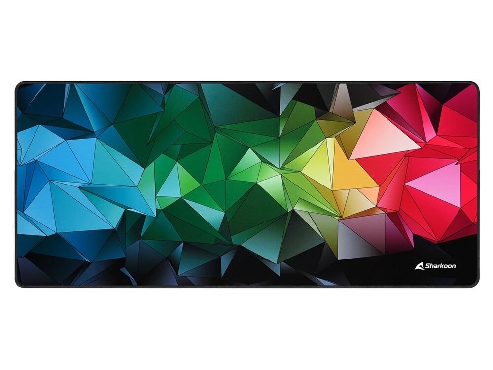 Sharkoon SKILLER SGP30 | Gaming-muismat | XXL-formaat (900 x 400 mm) | Waterafstotend textiel | Antislip rubberen onderzijde | Meerkleurig