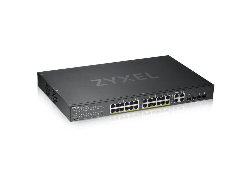Zyxel GS1920-24HPV2 | Managed Switch | 24x Gigabit Ethernet | PoE | Zwart