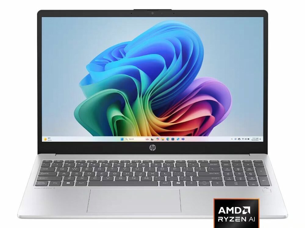 HP OmniBook 3 NGAI | 15.6" Full HD IPS Touch | AMD Ryzen AI 5 330 | 16GB DDR5 | 512GB SSD | Copilot+ | Windows 11 Home | Zilver