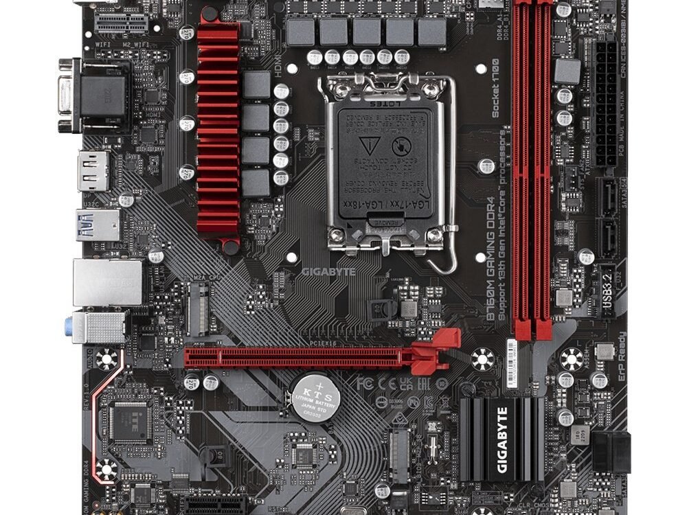 Gigabyte B760M GAMING DDR4 | Socket LGA 1700 | Intel B760 | 4xDDR4 | Micro-ATX | Moederbord