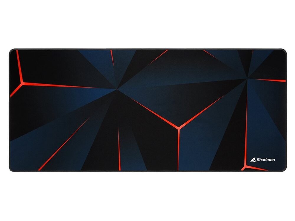 Sharkoon SKILLER SGP30 | Gaming Muismat | Zwart/Blauw/Oranje | Stoffen oppervlak