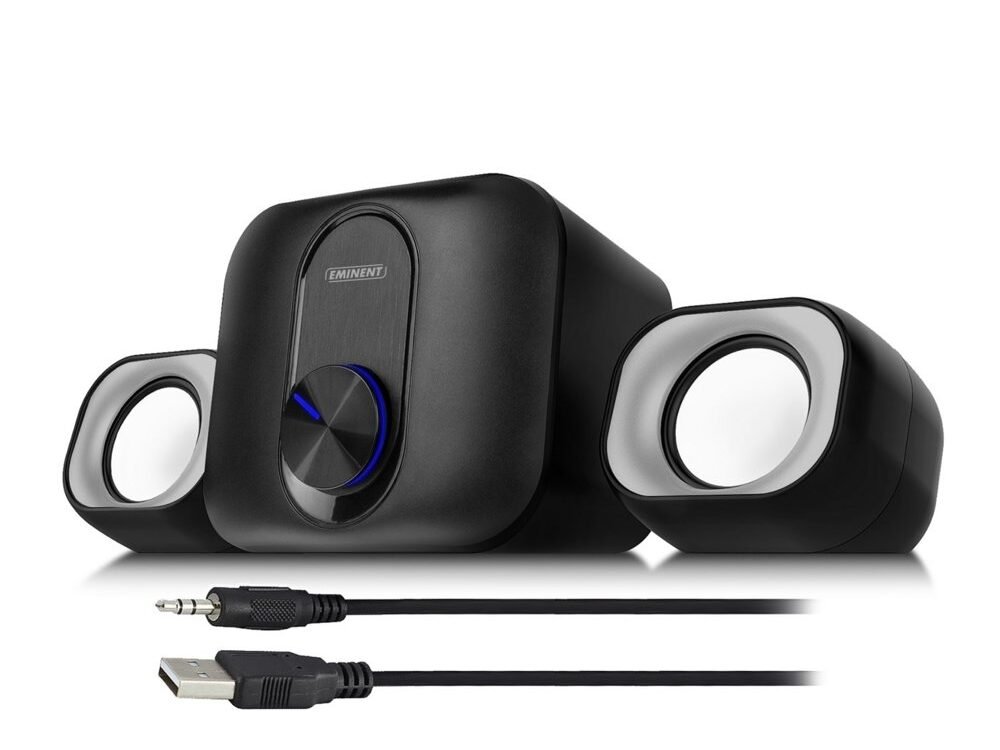 Eminent EM3515 | 2.1 Luidsprekerset | Heldere Geluidskwaliteit | 40W RMS