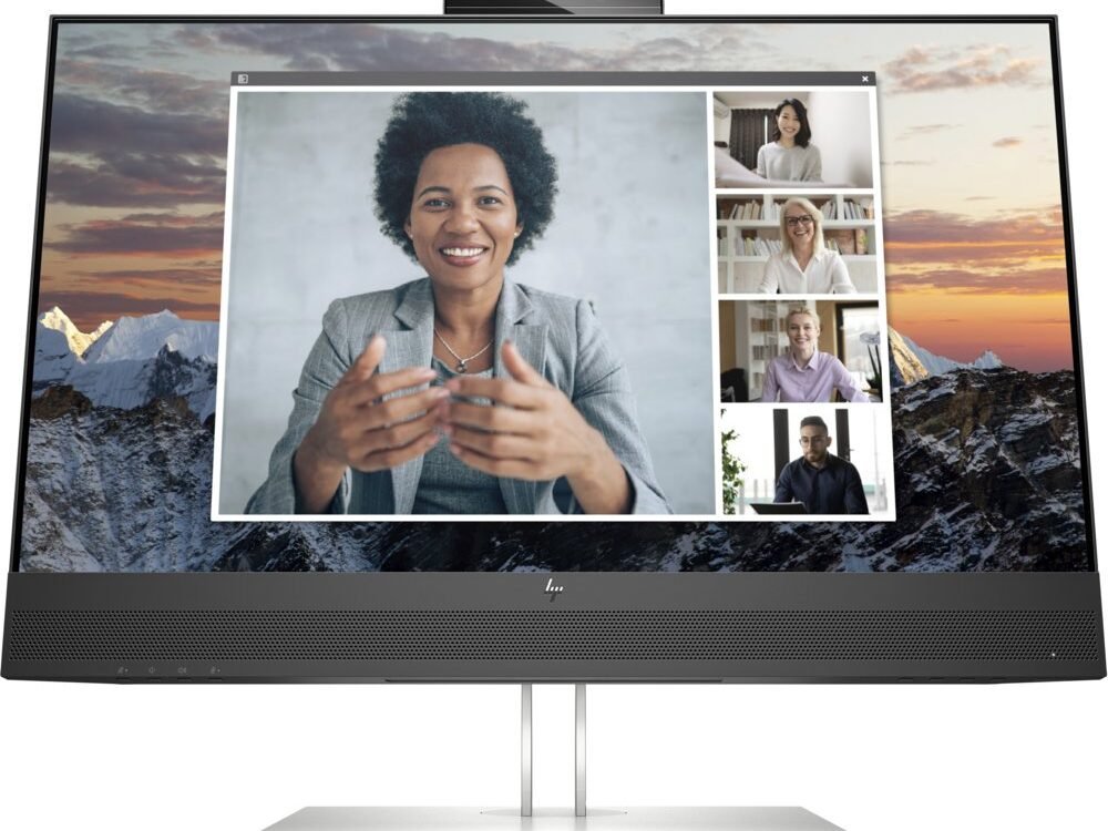 HP E24m G4 23,8" | 1920x1080 FHD IPS | 5ms | 99% sRGB | USB-C met 65W Power Delivery | 5MP Pop-up Webcam | Stereo Speakers | Microfoon | Monitor