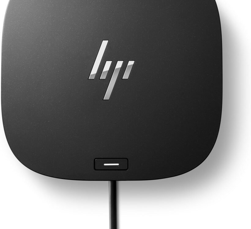 HP 26D32AA G5 | USB-C Docking Station | Dual 4K Display | 100W Power Delivery | Zwart