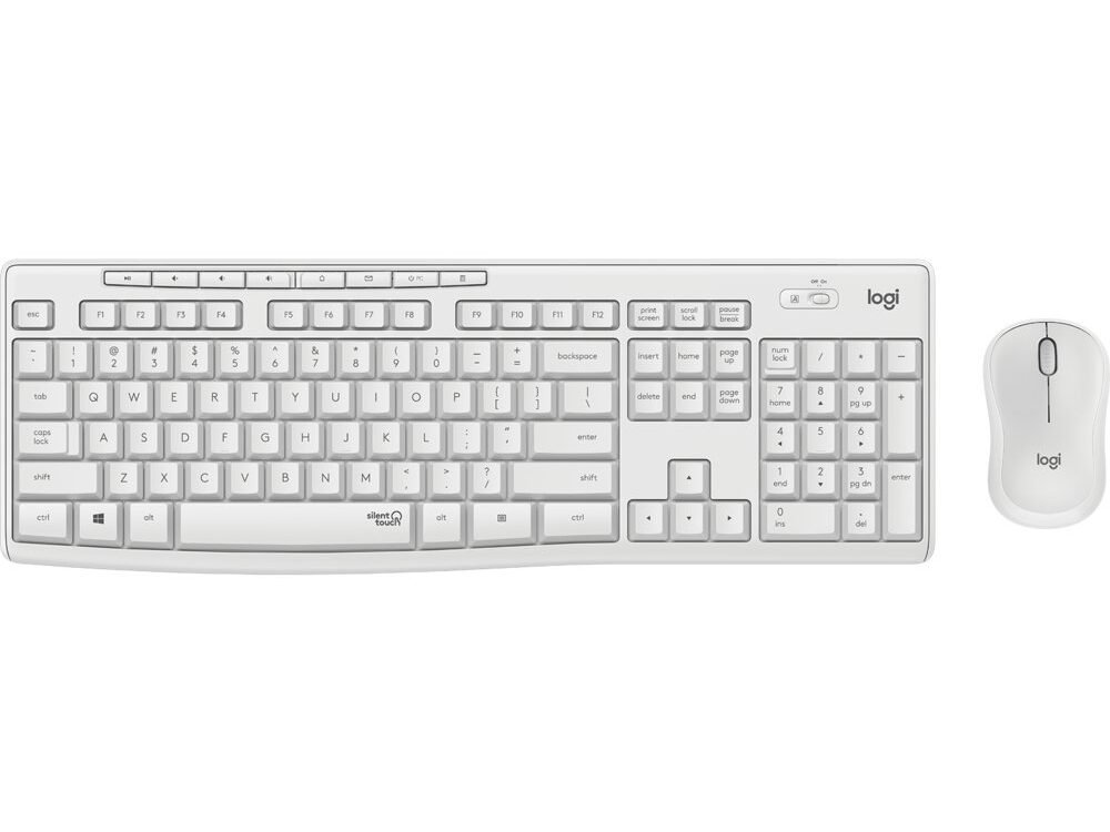 Logitech MK295 toetsenbord RF Draadloos QWERTY US International Wit