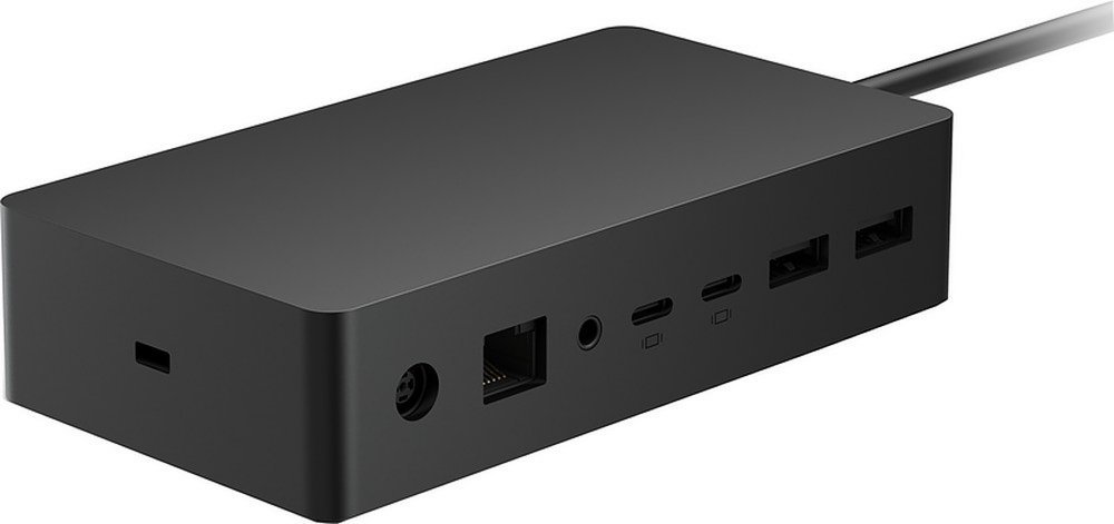 Microsoft Surface Dock 2 1GK-00002 | Dockingstation voor Surface | 4x USB-C | 2x USB-A | Dual 4K @60Hz | 199W voeding | Gigabit Ethernet | Zwart