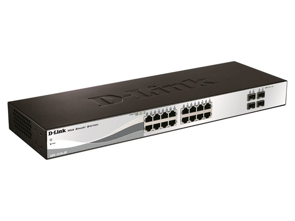 D-Link DGS-1210-10 | Managed L2 Switch | 10 Poorten | Gigabit Ethernet (10/100/1000 Mbps)