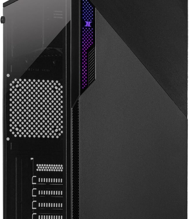 Inter-Tech A-303 Slant | Midi Tower | Zwart