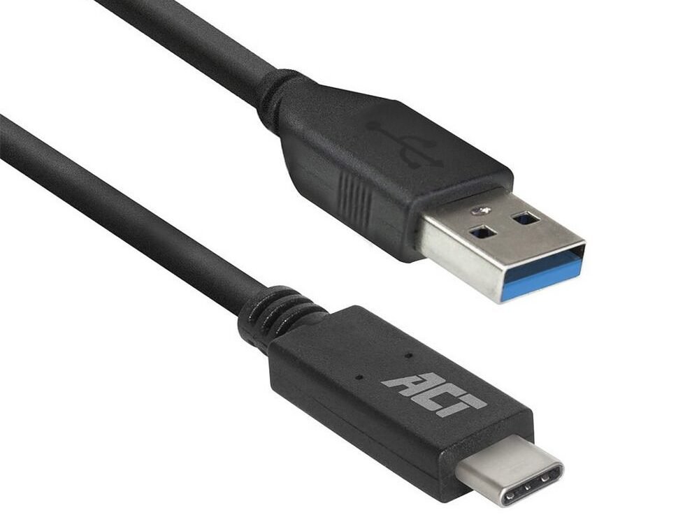 ACT AC7417 | USB 3.2 Gen 1 | USB-C naar USB-A | 2m | Zwart