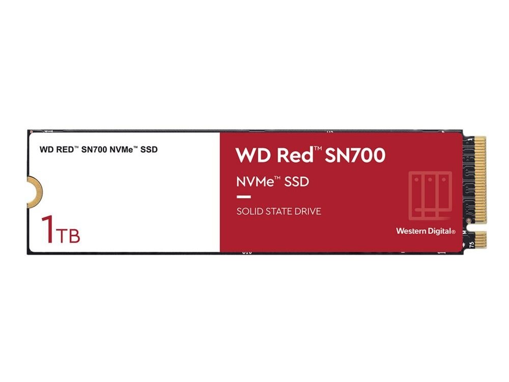 Western Digital Red SN700 | 1TB NVMe SSD | M.2 | Gen3 | 3.430MB/s Lezen | 3.000MB/s Schrijven