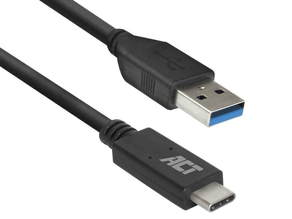 ACT AC7416 | USB 3.2 Gen 1 | USB-C naar USB-A | 1m | Zwart