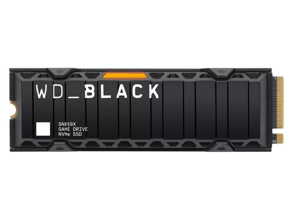 Western Digital Black SN850X | 2TB NVMe SSD | M.2 Gen4 | 7.300MB/s Lezen | 6.600MB/s Schrijven | Heatsink