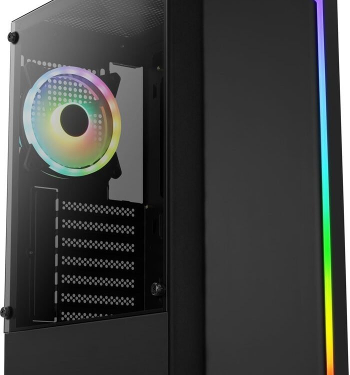 CASE Aerocool Bionic V2 MicroATX 2xUSB2.0 1XUSB 3.2 / RGB