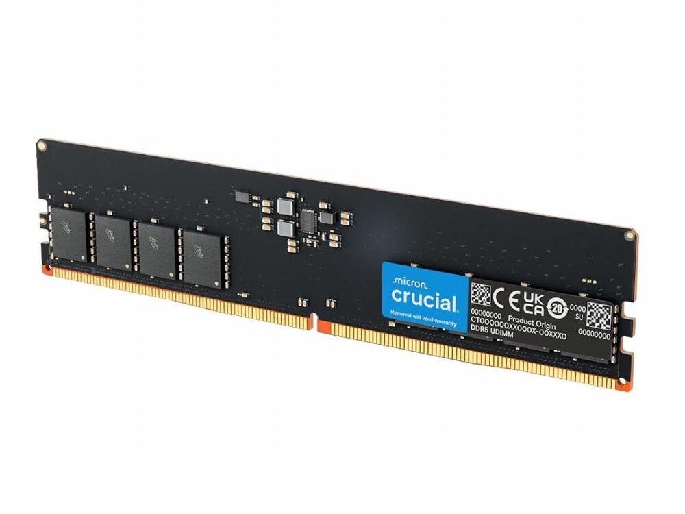 Crucial CT32G56C46U5 | 1x32GB DDR5 Geheugen | 5600 MHz | CL46 | UDIMM