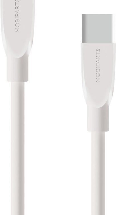 Mobiparts | USB-C naar USB-C Kabel | 2A | 1m | Wit (Bulk)