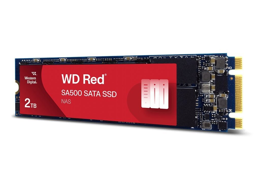Western Digital Red SA500 | 2TB SATA SSD | M.2 | 560MB/s Lezen | 530MB/s Schrijven