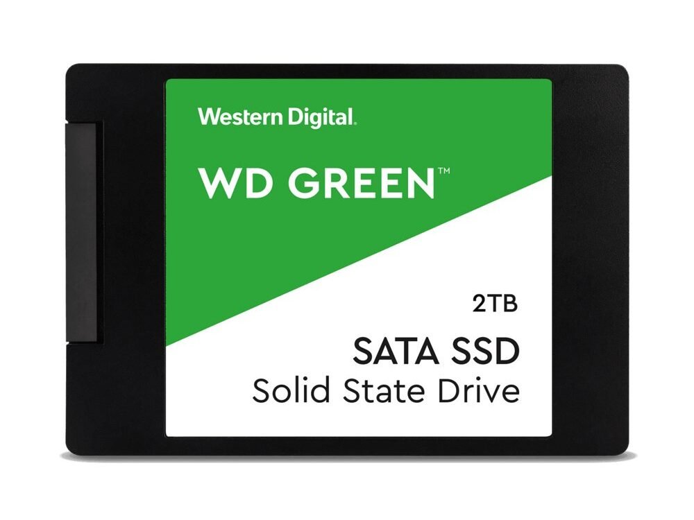 Western Digital Green | 2TB SATA SSD | 2.5'' | 545MB/s Lezen | 430MB/s Schrijven