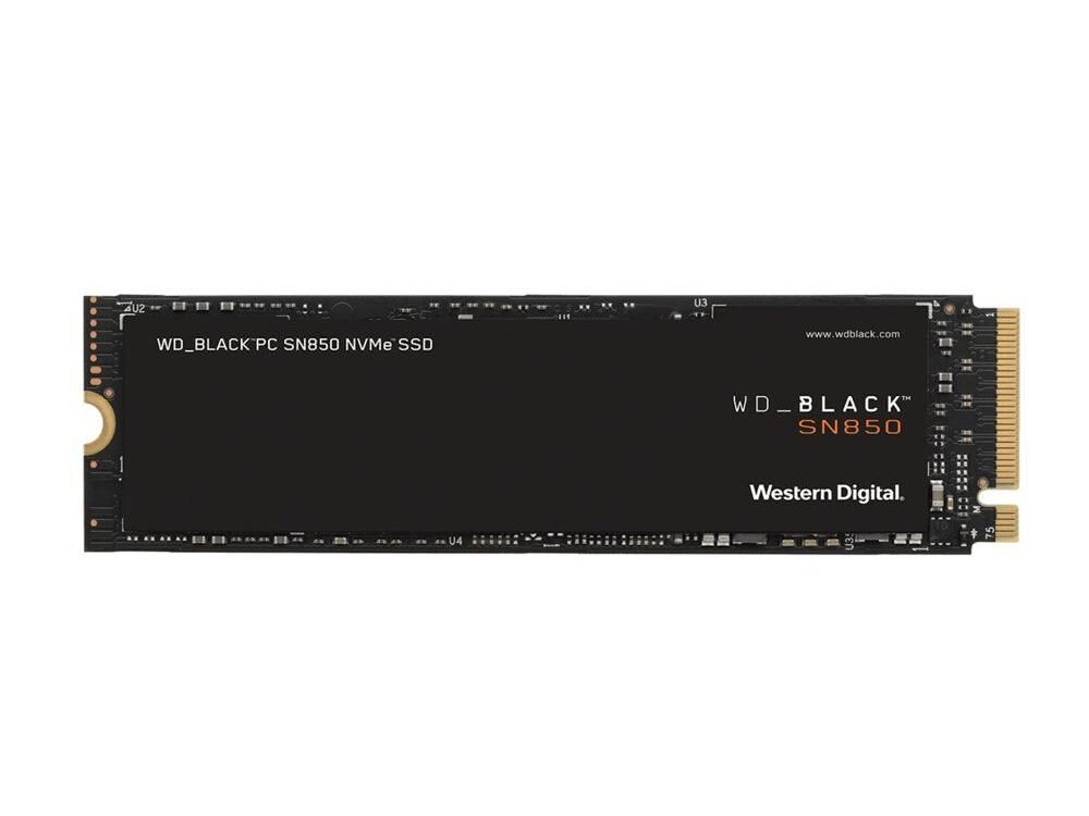 Western Digital WD Black SN850 | 500GB NVMe SSD | M.2 Gen4 | 7.000 MB/s Lezen | 4.100 MB/s Schrijven
