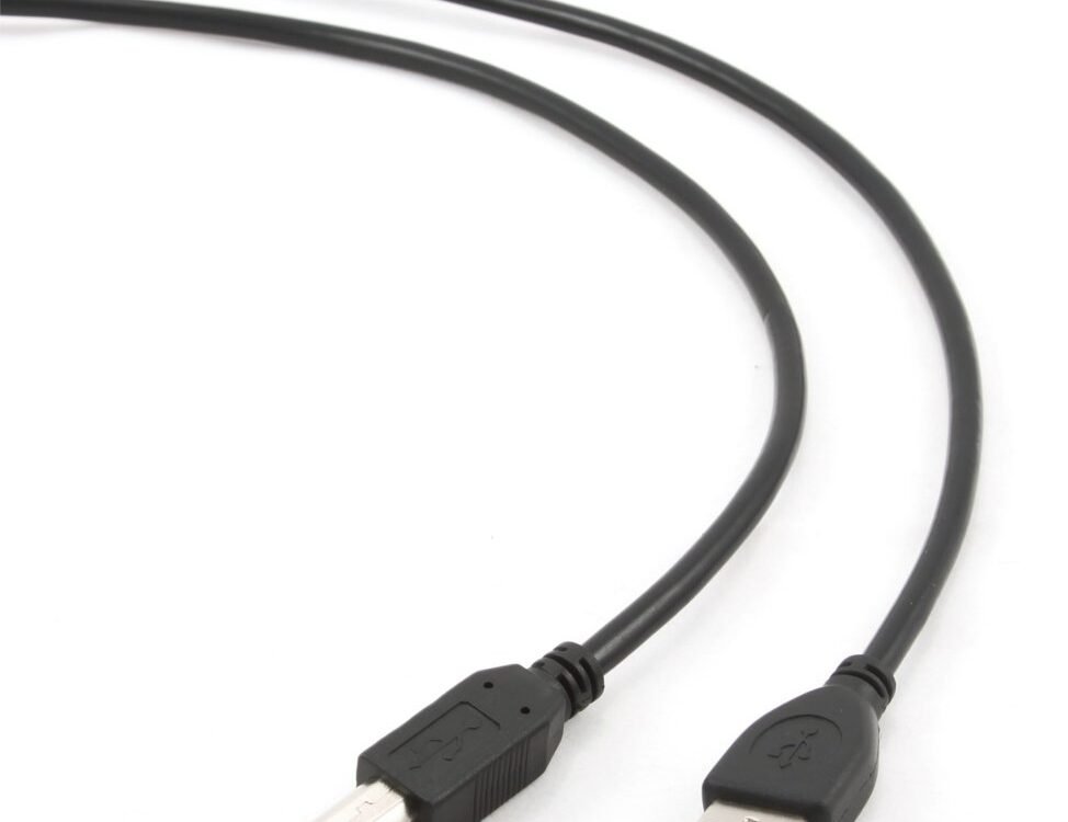 Gembird CCP-USB2-AMBM-6 | USB 2.0 Kabel | USB-A naar USB-B | 1,82m | Zwart