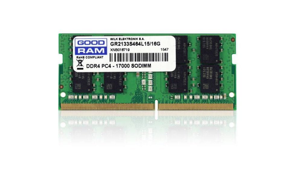 Goodram GR2666S464L19/16G | 16GB DDR4 | 2666 MHz | SODIMM