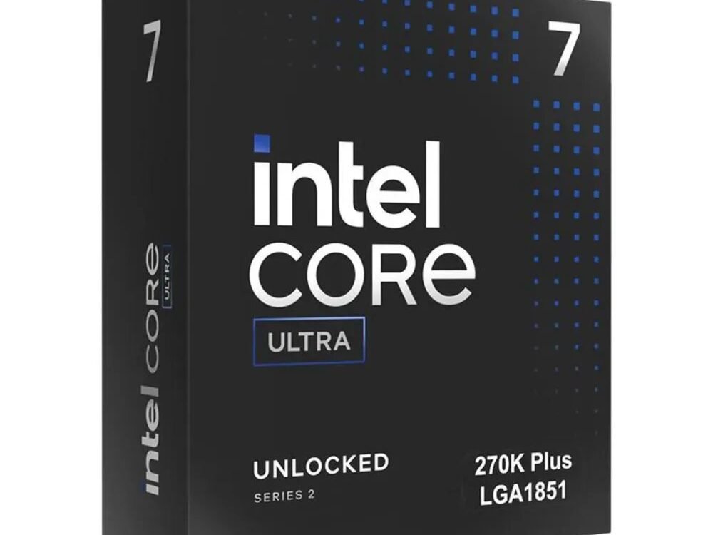 Intel Core Ultra 7 270K Plus | 24-Core | 3.7GHz / 5.5GHz Turbo | 36MB Smart Cache | Socket 1851 | Boxed Processor
