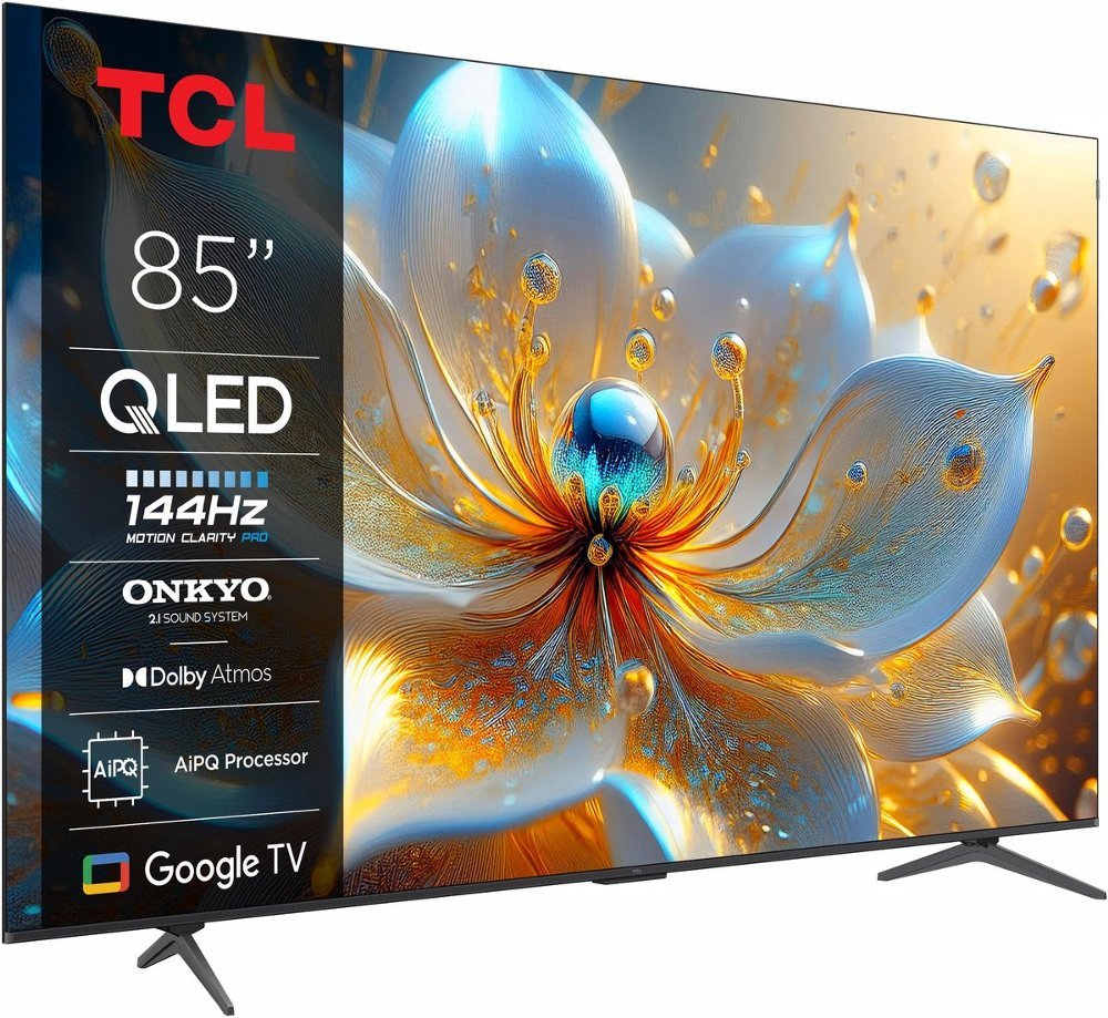 TCL 85T8C | 85" 4K Ultra HD QD-MiniLED | 144Hz | Google TV | Dolby Vision | HDMI 2.1 | Smart TV - Afbeelding 10