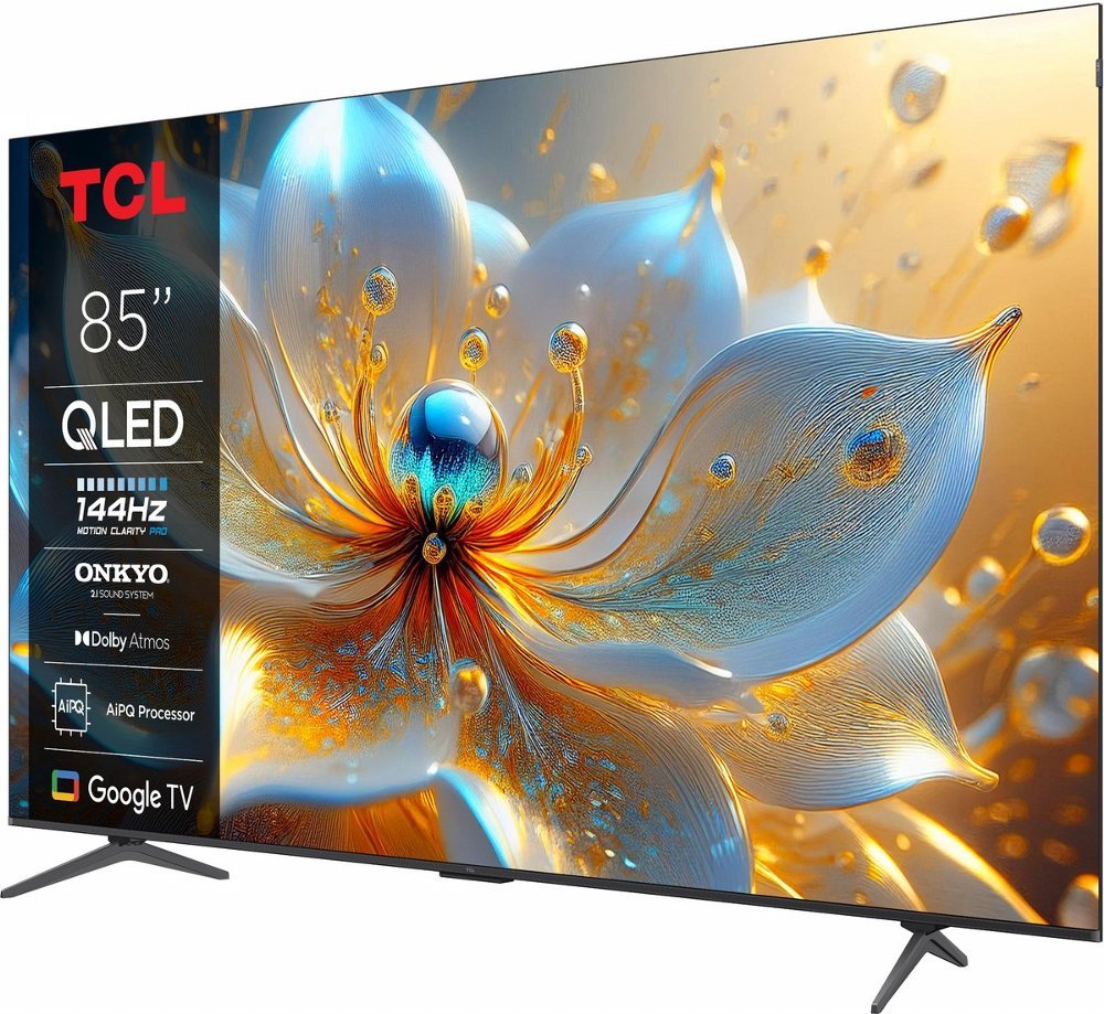 TCL 85T8C | 85" 4K Ultra HD QD-MiniLED | 144Hz | Google TV | Dolby Vision | HDMI 2.1 | Smart TV - Afbeelding 9
