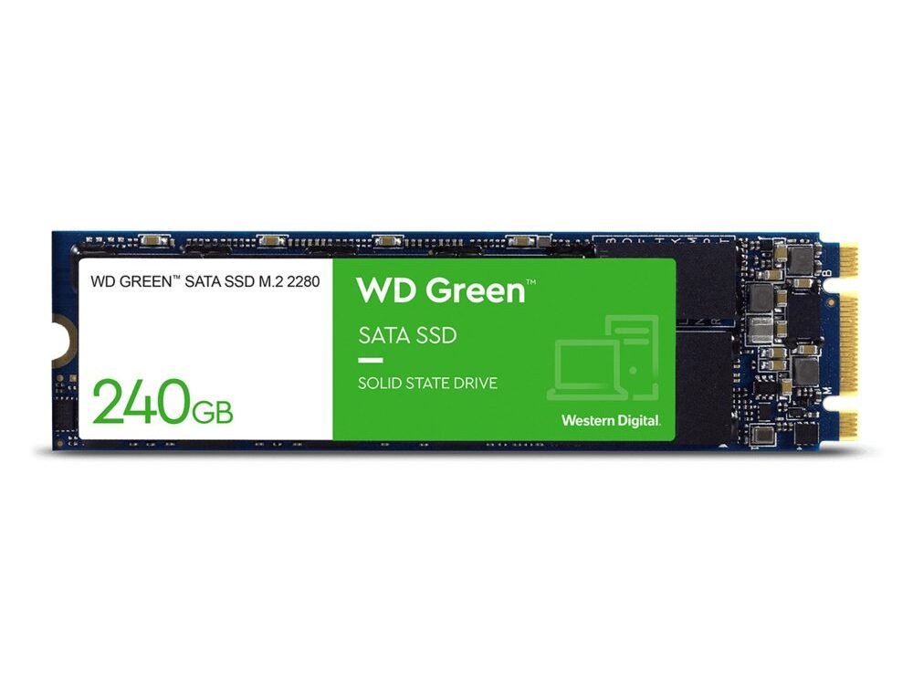 Western Digital Green | 240GB SATA SSD | M.2 | 545MB/s Lezen | 430MB/s Schrijven