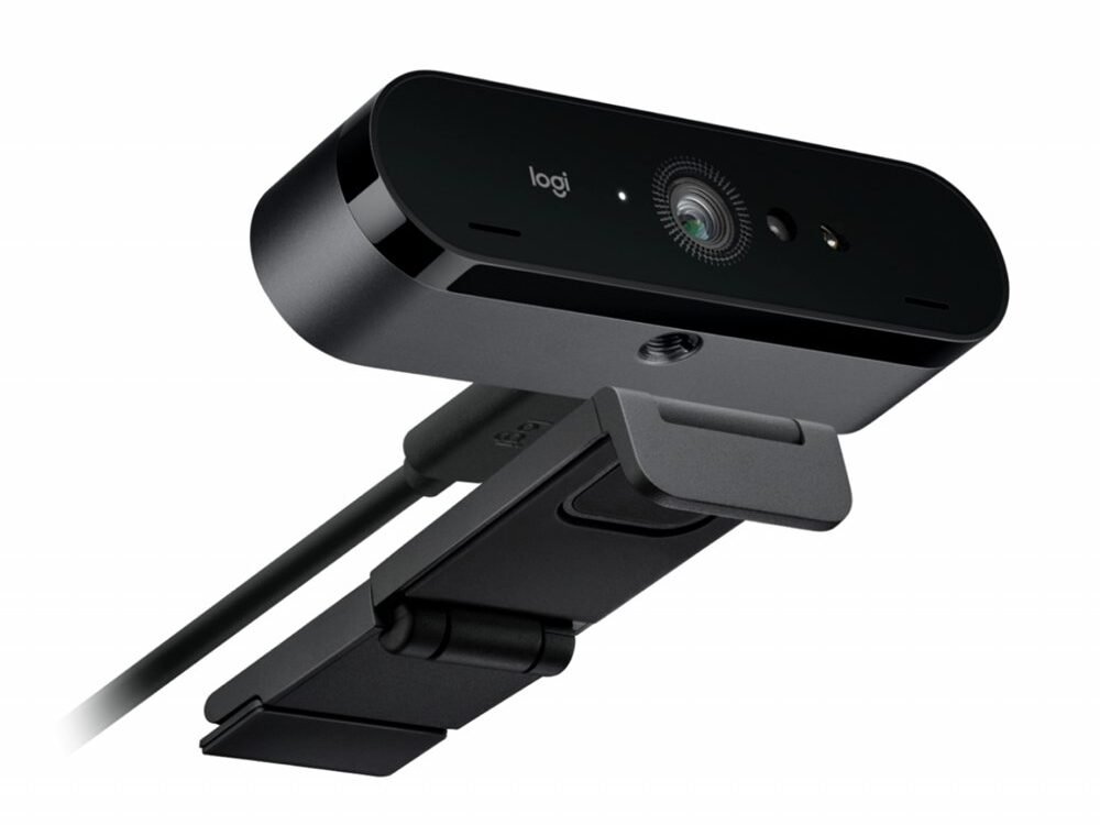Logitech BRIO | 4K Ultra HD Webcam (13 MP) | HDR | 30 fps 4K / 60 fps Full HD | Windows Hello | USB-C
