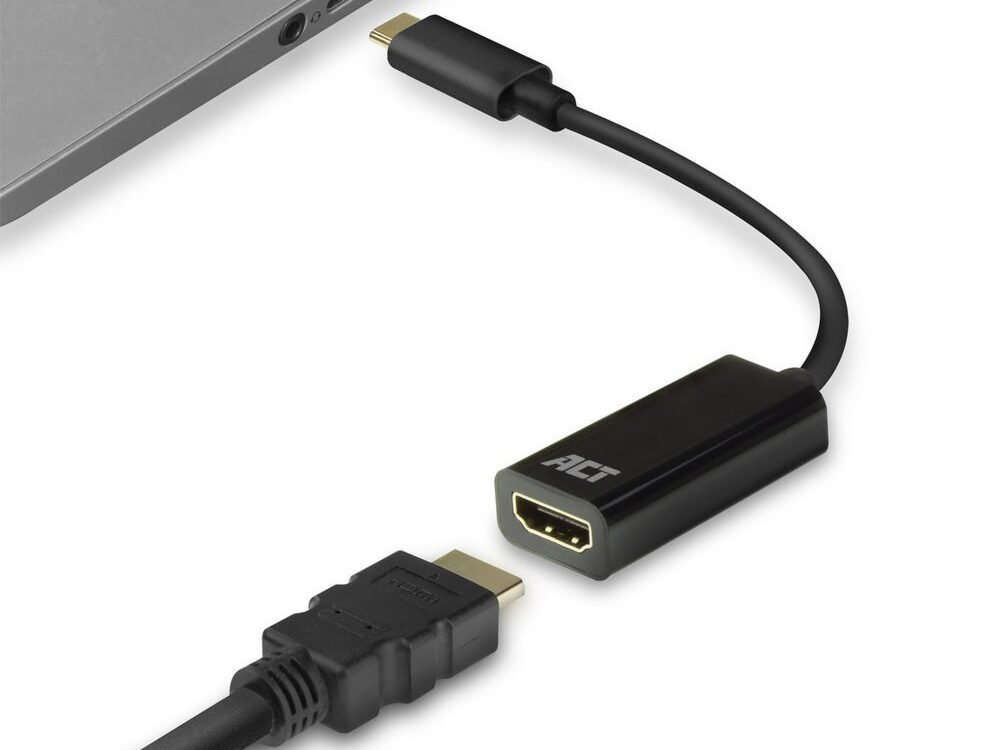 ACT AC7305 | USB-C naar HDMI Adapter | 0,15 m | Zwart