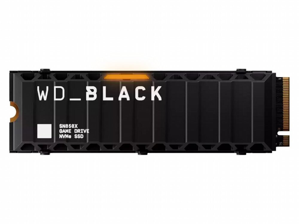 Western Digital Black SN850X | 8TB NVMe SSD | M.2 Gen4 | 7.200MB/s Lezen | 6.600MB/s Schrijven | Heatsink