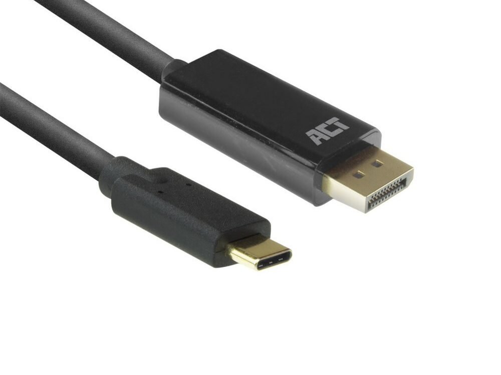 ACT AC7325 | USB-C naar DisplayPort Kabel | 2 m | Zwart