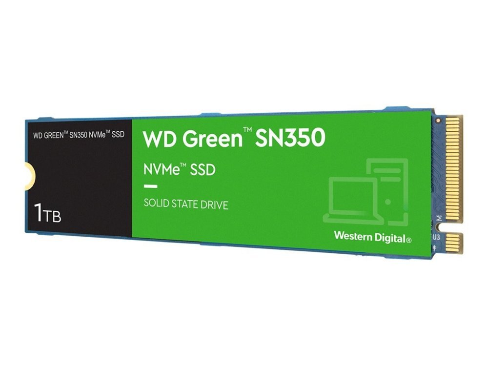 Western Digital SN350 QLC | 1TB NVMe SSD | M.2 Gen3 | 3.200MB/s Lezen | 2.500MB/s Schrijven
