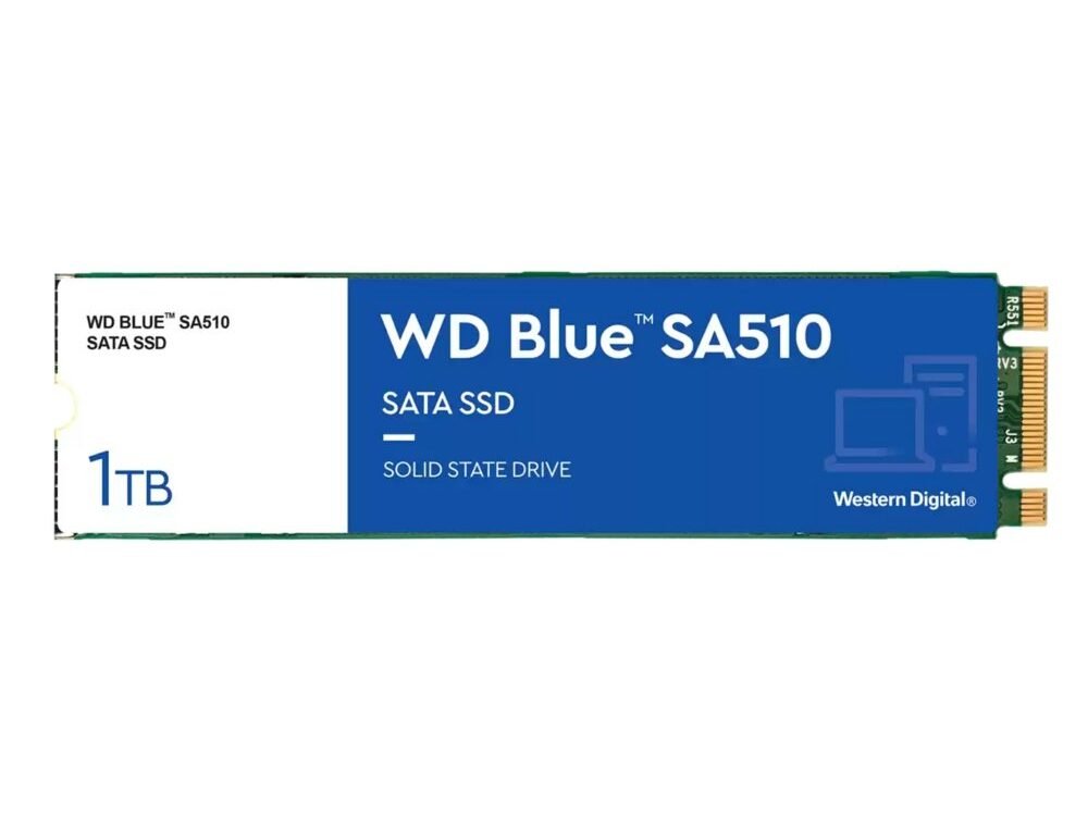 Western Digital Blue SA510 | 1TB SATA SSD | M.2 | 560MB/s Lezen | 520MB/s Schrijven