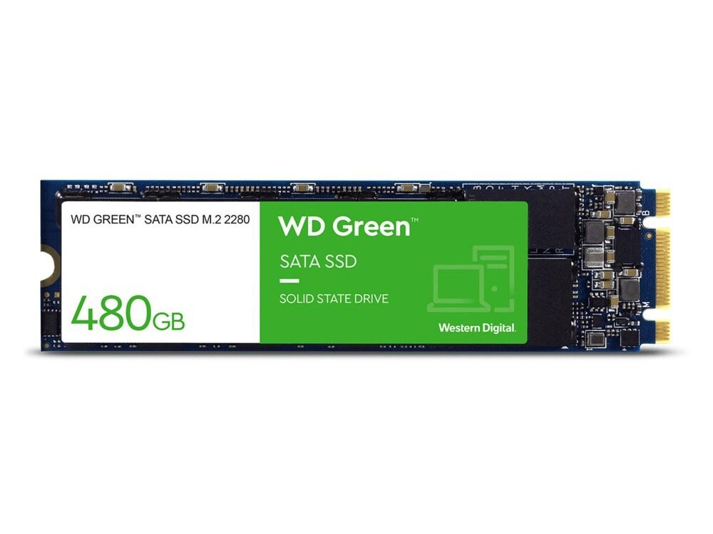 Western Digital Green | 480GB SATA SSD | M.2 | 545MB/s Lezen | 430MB/s Schrijven