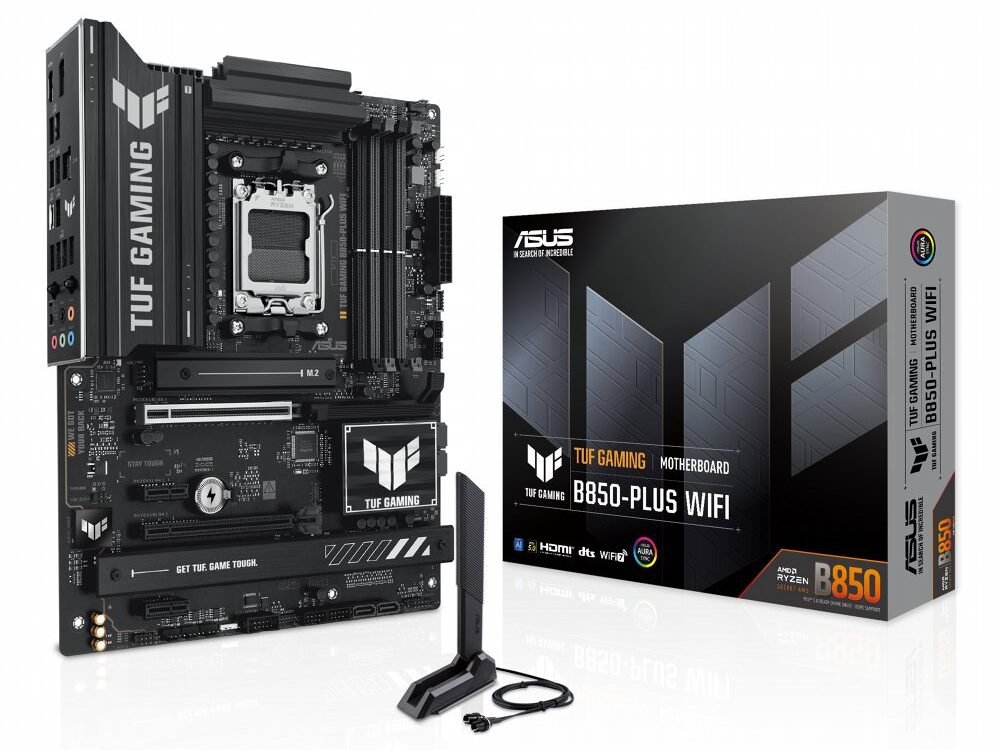 ASUS TUF Gaming B850-PLUS WIFI | AMD B850 Moederbord | AM5 | ATX | DDR5 | PCIe 5.0 | WiFi 7 | 2.5GbE