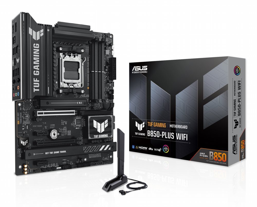 ASUS TUF Gaming B850-PLUS WIFI | AMD B850 Moederbord | AM5 | ATX | DDR5 | PCIe 5.0 | WiFi 7 | 2.5GbE