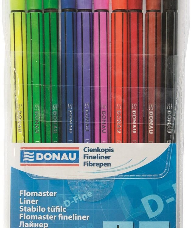 Fineliner assorti 0.4mm - 10 kleuren
