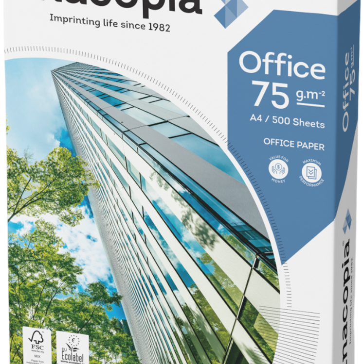 Kopieerpapier Inacopia Office A4 75 gram, pak à 500 vel