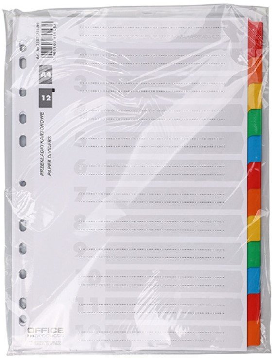 Tabbladen 11-gaats 12-delig