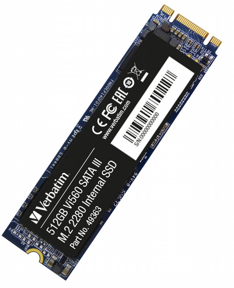 Verbatim Vi560 | 512GB SATA SSD | M.2 | 560MB/s Lezen | 520MB/s Schrijven - Afbeelding 5