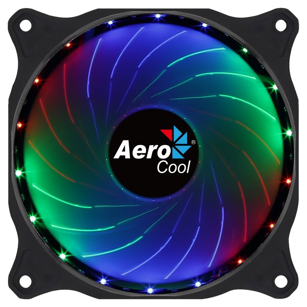 Aerocool Cosmo 12 | 120mm Case Fan | RGB | 23.9 dB | Zwart - Afbeelding 3